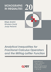 Analytical Inequalities for Fractional Calculus Operators and the Mittag-Leffler Function