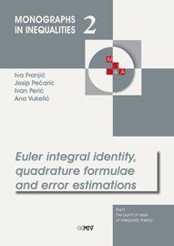 Euler integral identity, quadrature formulae and error estimations